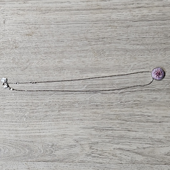 Purple gemstone necklace - Picture 3 of 6